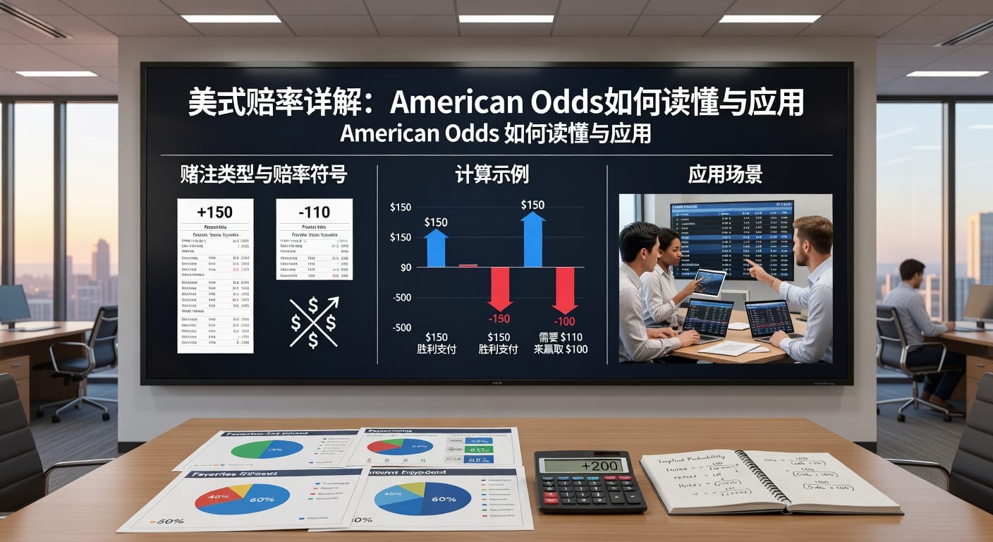 美式赔率 american odds 入门与换算
