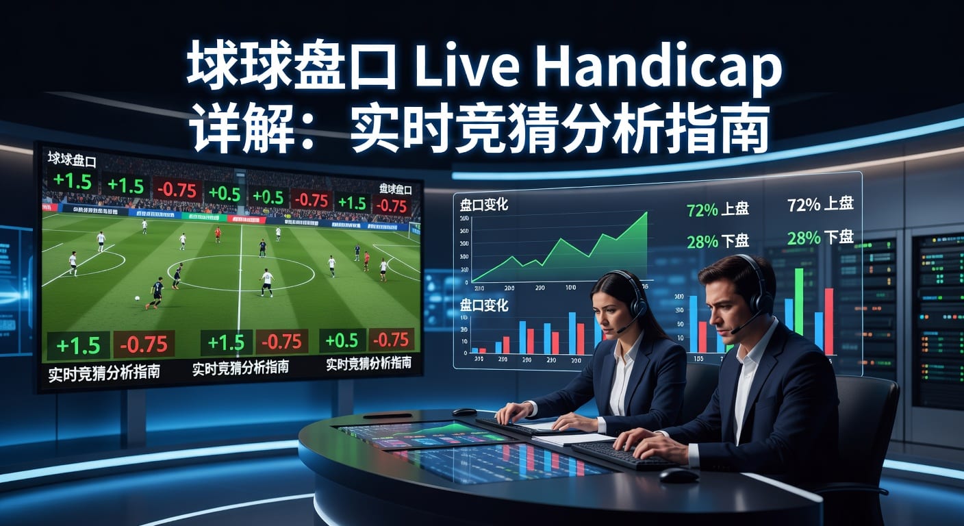 滚球盘口 live handicap 实战解读：开盘变盘与临场判断